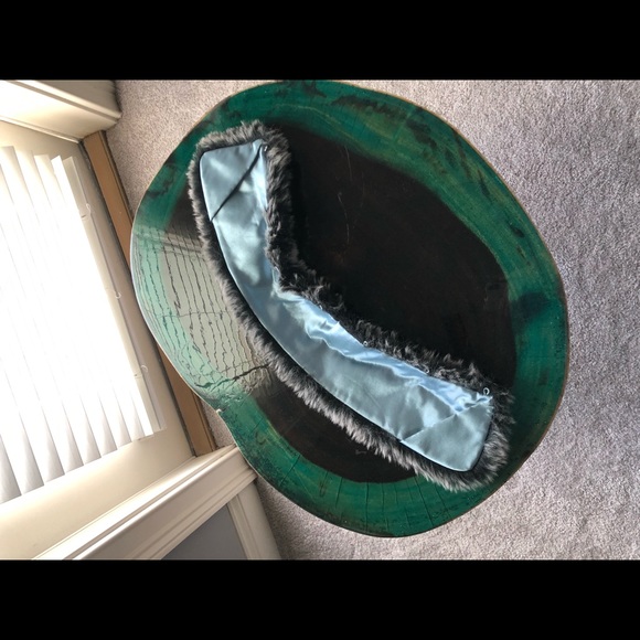 EUC charcoal grey wool jacket, lined with interchangeable & detachable collar - Picture 5 of 9